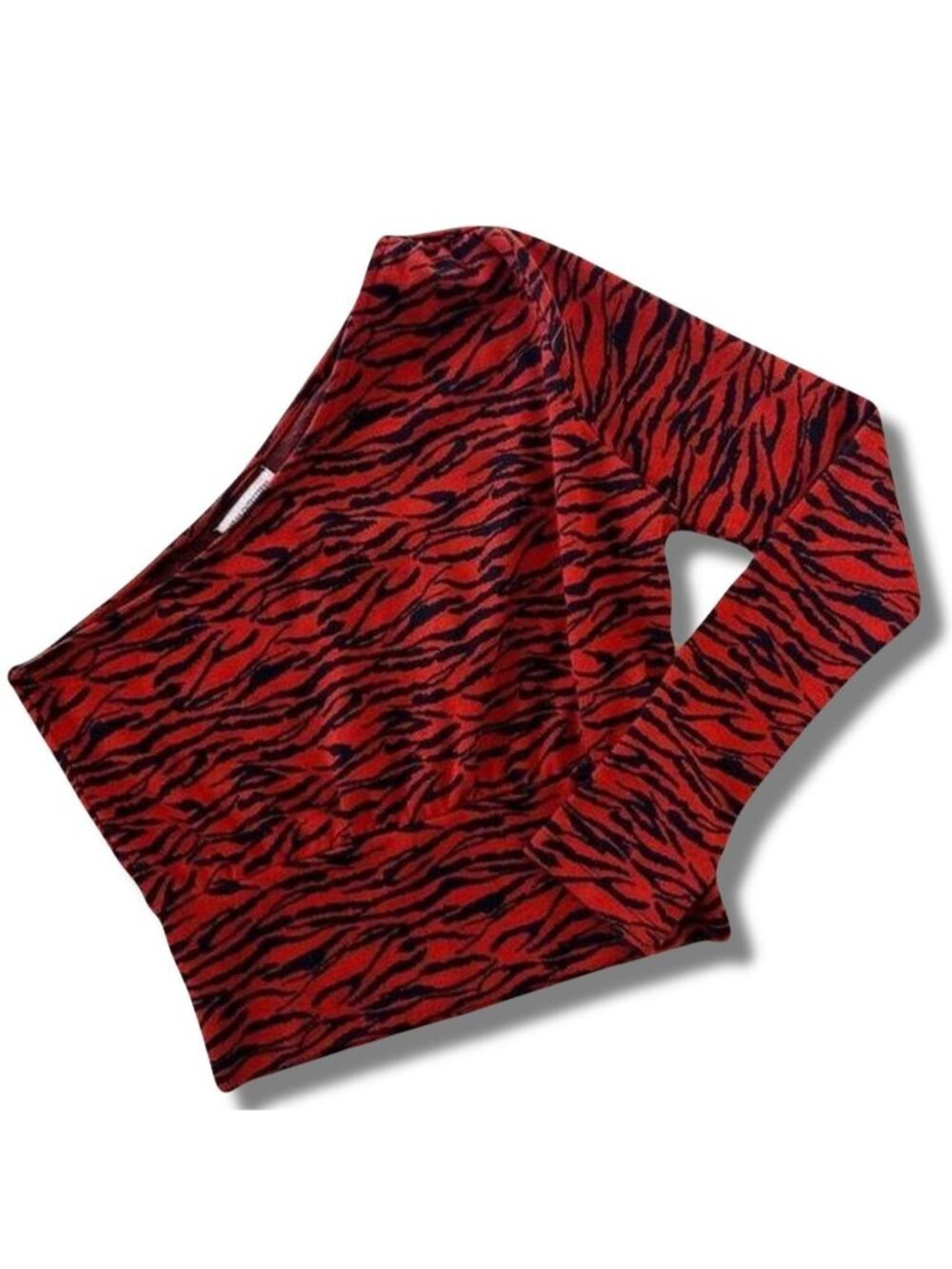 Urban Outfitters tiger print one shoulder top